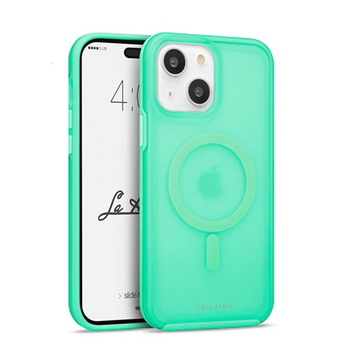 [34-0130004R] CARATULA LA HORNET MATTE MAGSAFE IPHONE 15/14 PLUS TURQUESA 34-0130004R