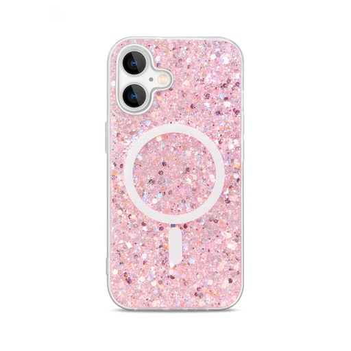 [40-0120004R] CARATULA SHOWCASE SLIM GLAM MAGSAFE IPHONE 16 PLUS ROSA 40-0120004R