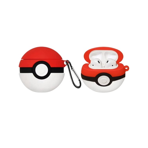 [840000014260] FUNDA SILICON AIRPODS 4 POKEBOLA