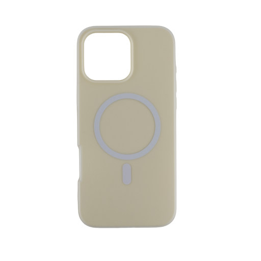 [840000014937] CARATULA COLOR MAGSAFE IPHONE 16 PRO MAX CREMA