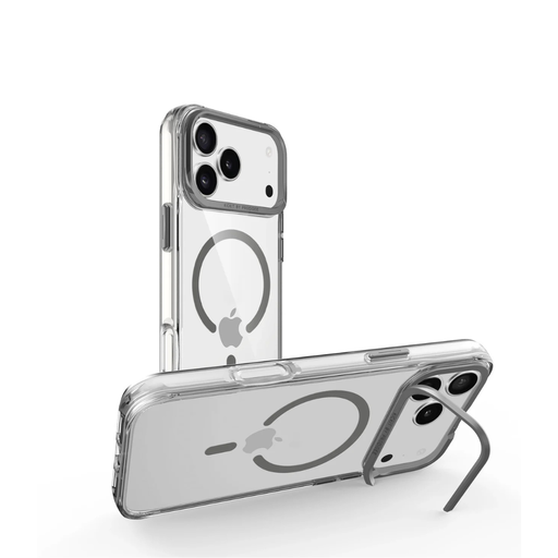 [iPh17P-6.3-KICK-CLR] CARATULA KICKLT + MAG IPHONE 17 PRO CLEAR PRODIGEE