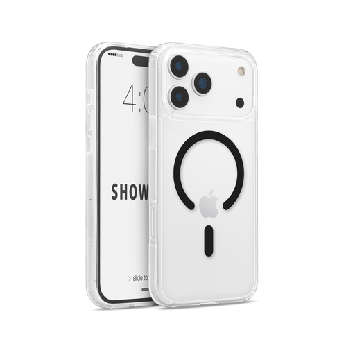 [40-0130102R] CARATULA SHOWCASE SLIM HALO MAGSAFE IPHONE 17 PRO MAX NEGRA 40-0130102R