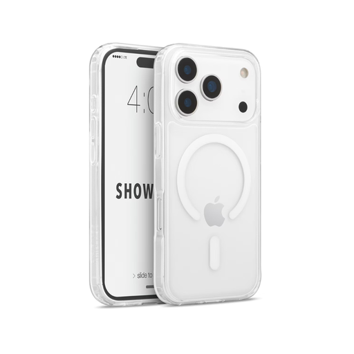 [40-0110101R] CARATULA SHOWCASE SLIM HALO MAGSAFE IPHONE 17 PRO BLANCA 40-0110101R