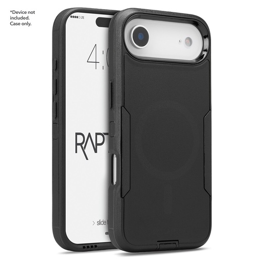 [02-0970101R] CARATULA RAPTURE RUGGED MAGSAFE IPHONE 17 AIR NEGRA 02-0970101R