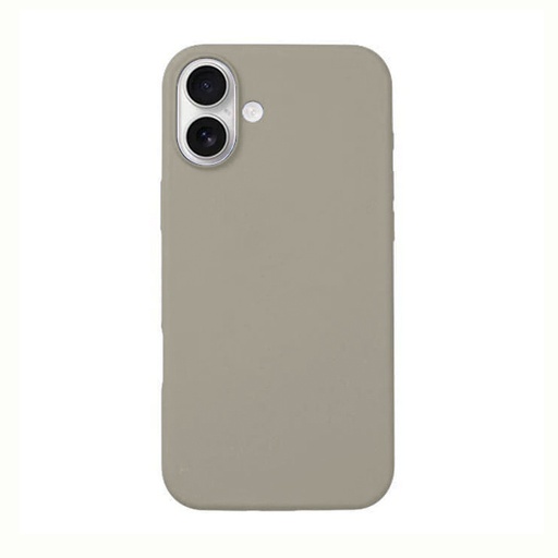 [840000014954] CARATULA SILICON TIPO ORIGINAL S/LOGO IPHONE 17 GRIS