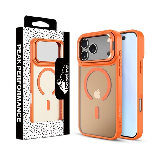 [BIP17PCSFGMS214] CARATULA INFRAME TIPO KICKIT MAGSAFE IPHONE 17 PRO ORANGE BASELINE