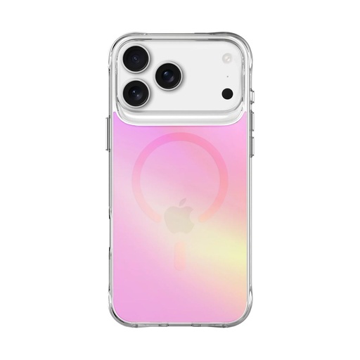 [iPh17P-6.3-GLW] CARATULA GLOW + MAG IPHONE 17 PRO PINK PRODIGEE