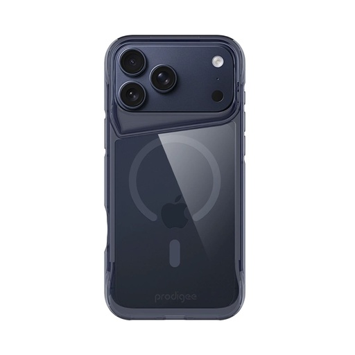 [iPh17P-6.3-SHR-NVY] CARATULA SUPER HERO + MAG IPHONE 17 PRO NAVY PRODIGEE