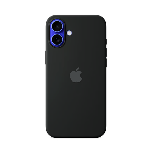 [840000015061] CARATULA SILICON TIPO ORIGINAL C/LOGO IPHONE 17 NEGRO